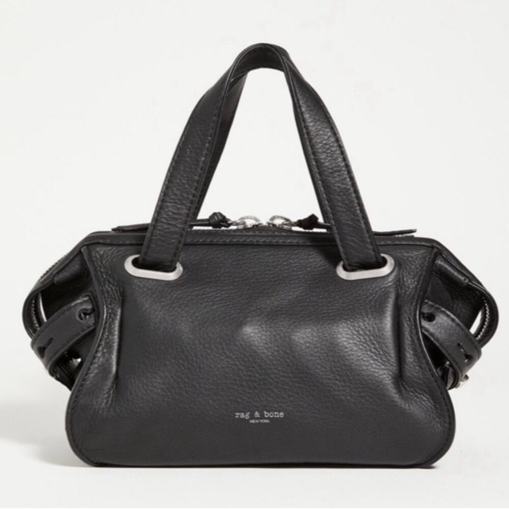 rag & bone saga sachel bag in black rare style discontinued clean classic